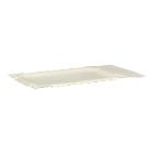 Pappteller eckig 9,5 cm x 15,5 cm x 3 cm weiss mit Abriss PrimeSource BeGreen Produktbild