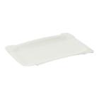 paper plate square 11 cm x 17 cm white PrimeSource BeGreen product photo