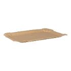 Paper plate square 11 cm x 17 cm brown VERIVE product photo