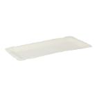 Paper plate square 11 cm x 24 cm white PrimeSource BeGreen product photo