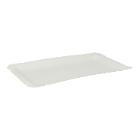 Paper plate square 13 cm x 20 cm white PrimeSource BeGreen product photo