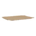 Pappteller eckig 16 cm x 20 cm braun VERIVE Produktbild
