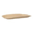 Paper tray 15 cm x 23 cm x 2 cm brown fatbarrier PS BG FSC MIX Credit product photo