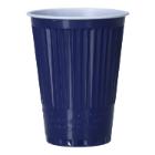 Automatenbecher PS &Oslash; 70,3 mm x 91 mm 180 ml blau l&auml;ngsgeriffelt Produktbild