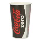Kaltgetr&auml;nkebecher Pappe-PE &Oslash; 90 mm x 135mm 400 ml Coca-Cola Produktbild