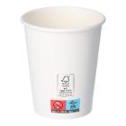 Kaffeebecher Pappe-PE &Oslash; 90 mm x 110 mm 300ml weiss PrimeSource FSC Mix Credit Produktbild