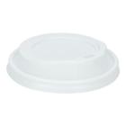 Flat lid PS Ø 90,0 mm with drinking hole white PrimeSource product photo