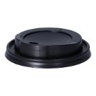 Flach-Deckel PS &Oslash; 90,0 mm mit Trinkloch schwarz PrimeSource Produktbild