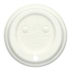 Flat lid fiber glass &Oslash; 90 mm with drinking hole white product photo