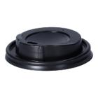 Flat lid PS Ø 80.0 mm with drinking hole black product photo