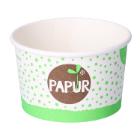 Eisbecher Pappe &Oslash; 85 mm x 45 mm 100 ml Neutraldruck Produktbild
