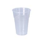 Trinkbecher PP 500 ml transparent Eichstrich bei 0,4L und 0,5L Produktbild