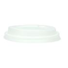 Flach-Deckel CPLA &Oslash; 90 mm mit Trinkloch natur PrimeSource BeGreen Produktbild