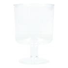 Weinglas PS &Oslash; 72 mm x 100 mm 200 ml transparent mit Fuss Produktbild
