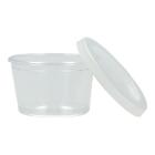 Dressingbecher PS &Oslash; 47 mm x 28 mm 30 ml transparent inkl. Deckel Produktbild
