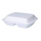 XPS-Men&uuml;box 245 mm x 210 mm x 72 mm 2-geteilt laminiert weiss Produktbild