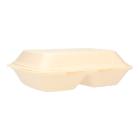 XPS menu box 245 mm x 210 mm x 72 mm 2 compartment unlaminated champagne product photo