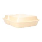 XPS menu box 280 mm x 230 mm x 90 mm 3 compartment champagne product photo