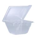 Salatschale APET 144 mm x 144 mm x 100 mm 750 ml transp.mit abreissbarem Deckel Produktbild