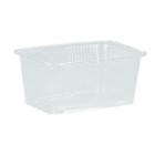 Deli cup PP square 108 mm x 81 mm x 50 mm 250 ml transparent product photo