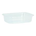 Deli cup PP square 108 mm x 81 mm x 28 mm 125 ml transparent product photo