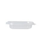 Deli cup att. lid PP square 108 mm x 127 mm x 27 mm 125 ml transparent product photo
