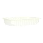 PP-Tray 186 mm x 133 mm x 36 mm undivided white 500ml product photo