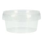 DEli cup + lid PP tamper-evident round Ø 95 mm x 44 mm 180 ml transparent product photo