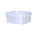 Deli cup PP tamper-evident square 129 mm x 129 mm x 59 mm 600 ml transparent product photo