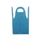 PE apron 125 cm x 75 cm blocked 33my blue product photo