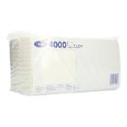 Serviette Dessert 17 cm x 17 cm 1-lagig 1/4 Falz weiss Produktbild