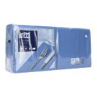 Serviette 33 cm x 33 cm 2-lagig 1/8 Falz dunkelblau Tork Advanced Produktbild