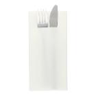 Napkin bag Linclass 40 cm x 40 cm 1/4 bookfold white product photo