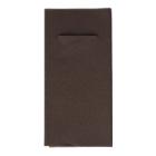 Serviettentasche Linclass-Light 40 cm x 40 cm 1/8 Falz braun Produktbild