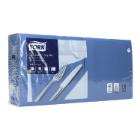 Napkins 33 cm x 33 cm 3-ply 1/4 folded dark blue Tork Advanced product photo