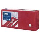 Napkin 33 cm x 33 cm 3-ply 1/8 fold bordeaux Tork Advanced product photo