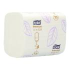 Toilettenpapier 11,2 cm x 19 cm 2-lagig Einzelblatt weiss T3 Tork Premium Produktbild