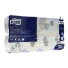 Toilet paper 12 cm x 9.4 cm x 29.5 m 3-ply 250 sheet white T4 Tork Premium product photo