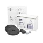 Toilet paper dispenser &Oslash; 32 cm x 12.5 cm silver for 4 small rolls product photo