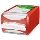 Counter dispenser 30.7cm x 19.1cm x 14.5cm red N4 Tork Xpressnap product photo