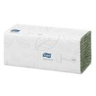 Folding towels 25 cm x 10 cm green 2-ply product photo