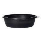 PP-tray &Oslash; 190 mm x 50 mm undivided black 1000 ml product photo