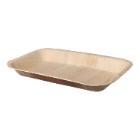 Palmblatt Teller 16 cm x 24 cm x 3 cm braun Produktbild