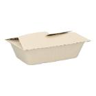 Sugarcane Menue box 215 mm x 150 mm x 55 mm undivided 1000 ml champagner product photo