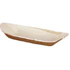 Palmblatt Fingerfood-Schiffchen 31,2 cm x 14,5 cm x 5,8 cm 400 ml braun Produktbild