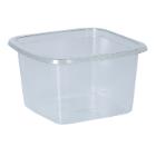APET-Schale 102 mm x 102 mm x 57 mm ungeteilt transparent 350 ml Produktbild