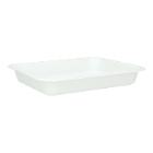 PP-Men&uuml;schale 227 mm x 178 mm x 32 mm ungeteilt wei&szlig; 920 ml Produktbild