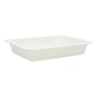 PP-Men&uuml;schale 227 mm x 178 mm x 40 mm ungeteilt weiss 1161 ml Produktbild
