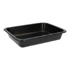 PP-Men&uuml;schale 227 mm x 178 mm x 40 mm ungeteilt schwarz 1161 ml Produktbild