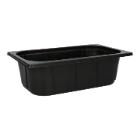 PP-Schale 1/4 GN 265 mm x 161 mm x 80 mm ungeteilt schwarz 2000 ml Produktbild